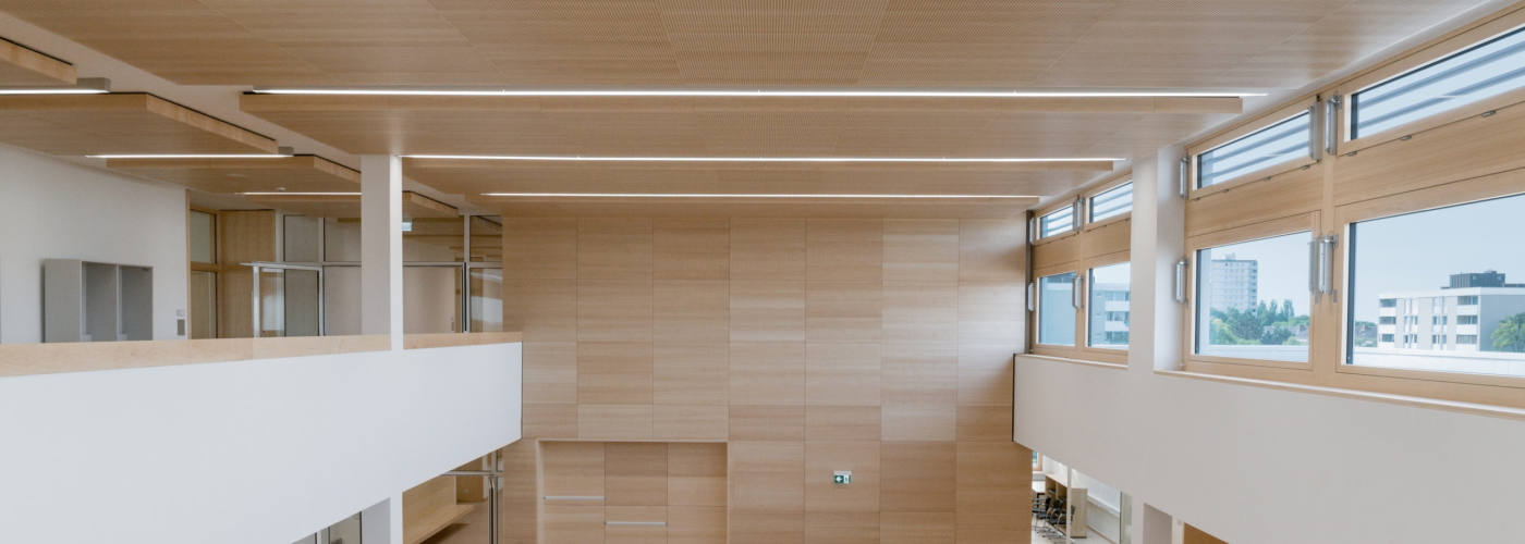 Holz-F perforated timber acoustic panels